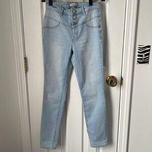 Button down jeans